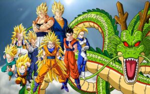 The main character Saiyans of the Dragon Ball franchise