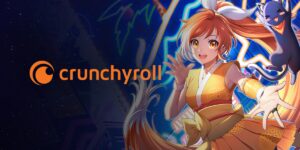 A thumbnail of the Crunchyroll logo and a female anime character
